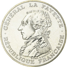 Coin, France, Lafayette, 100 Francs, 1987, FDC, MS(65-70), Silver, KM:962