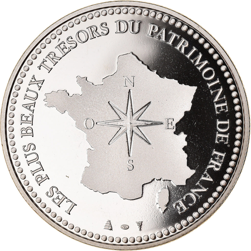 France, Médaille, La Maison Carrée de Nimes, FDC, Copper-nickel