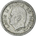 Coin, Monaco, Louis II, Franc, Undated (1943), VF(30-35), Aluminum, KM:120