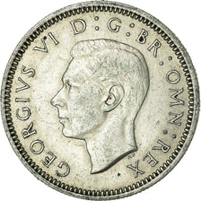 Coin, Great Britain, George VI, 6 Pence, 1939, AU(50-53), Silver, KM:852
