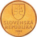 Munten, Slowakije, 50 Halierov, 2004, FDC, Copper Plated Steel, KM:35