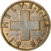 Coin, Switzerland, 2 Rappen, 1952, Bern, EF(40-45), Bronze, KM:47