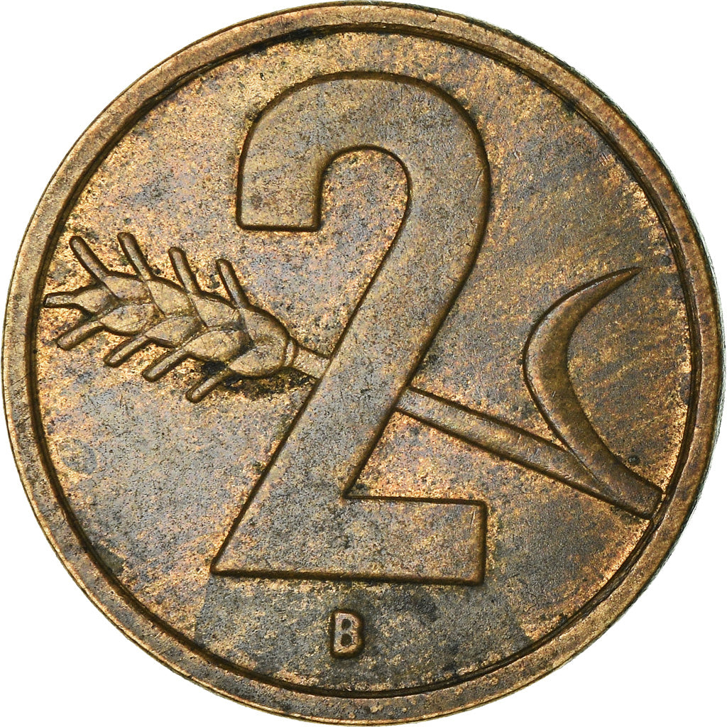 Coin, Switzerland, 2 Rappen, 1952, Bern, EF(40-45), Bronze, KM:47