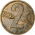 Munten, Zwitserland, 2 Rappen, 1952, Bern, ZF, Bronzen, KM:47