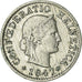 Coin, Switzerland, 5 Rappen, 1947, Bern, VF(30-35), Copper-nickel, KM:26