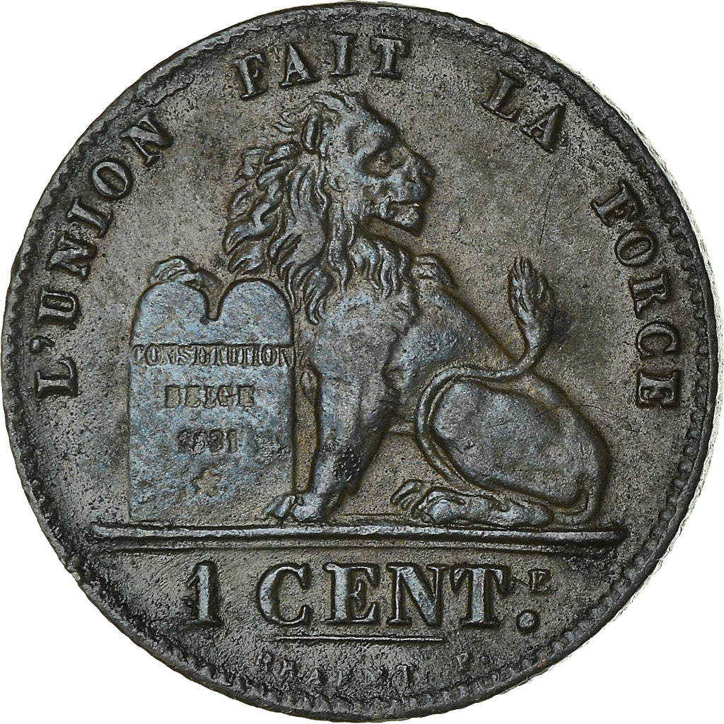 Moneda, Bélgica, Leopold II, Centime, 1907, MBC, Cobre, KM:33.1