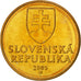 Münze, Slowakei, Koruna, 2005, STGL, Bronze Plated Steel, KM:12