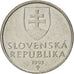 Monnaie, Slovaquie, 5 Koruna, 1993, SPL, Nickel plated steel, KM:14