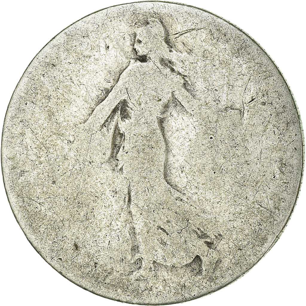 Coin, France, Semeuse, 50 Centimes, 1900, Paris, F(12-15), Silver, KM:854