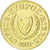 Munten, Cyprus, 2 Cents, 2003, FDC, Nickel-brass, KM:54.3