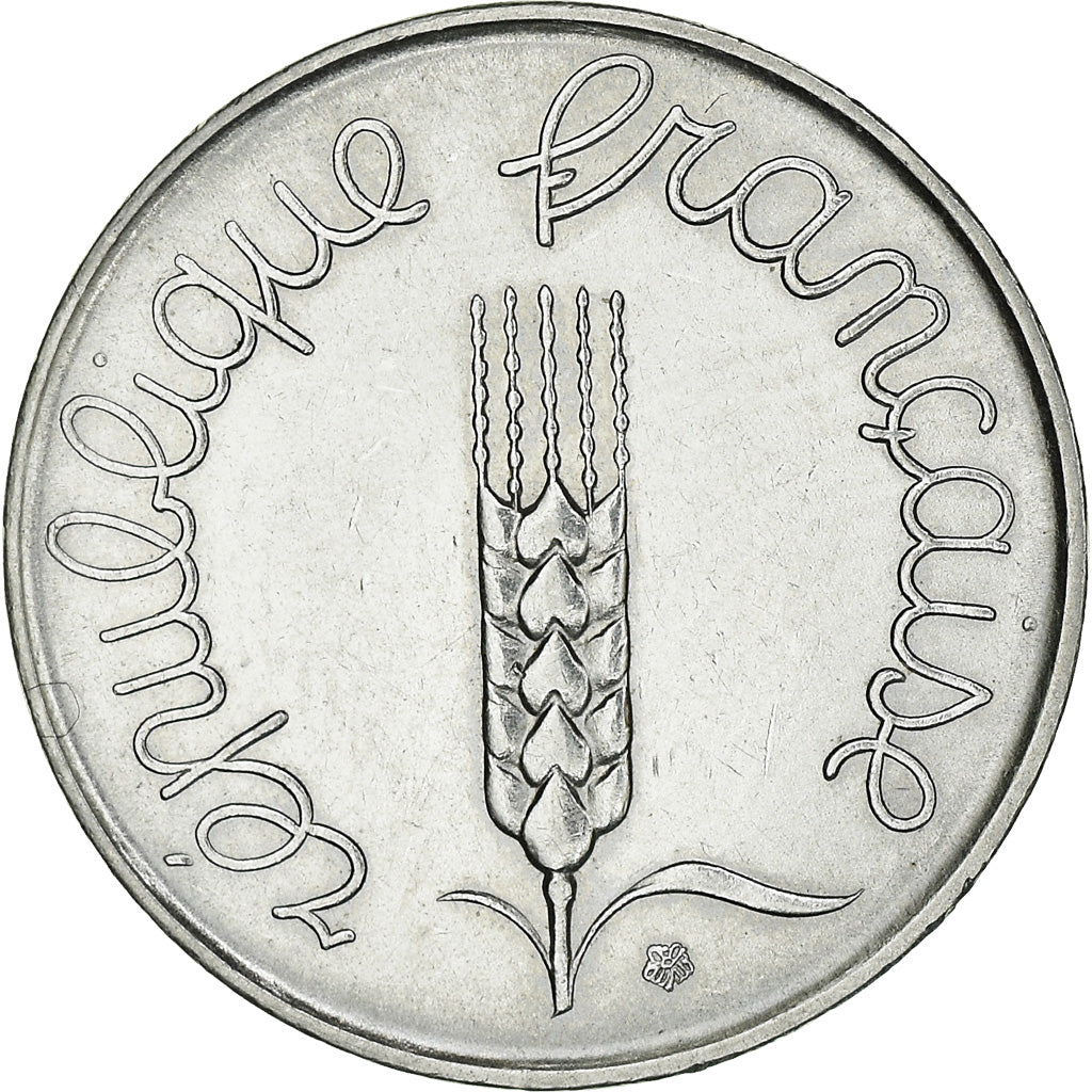 Moeda, França, Épi, 5 Centimes, 1962, Paris, EF(40-45), Aço Inoxidável