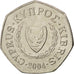 Coin, Cyprus, 50 Cents, 2004, MS(65-70), Copper-nickel, KM:66