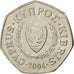 Moneta, Cypr, 50 Cents, 2004, MS(65-70), Miedź-Nikiel, KM:66