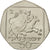 Coin, Cyprus, 50 Cents, 2004, MS(65-70), Copper-nickel, KM:66