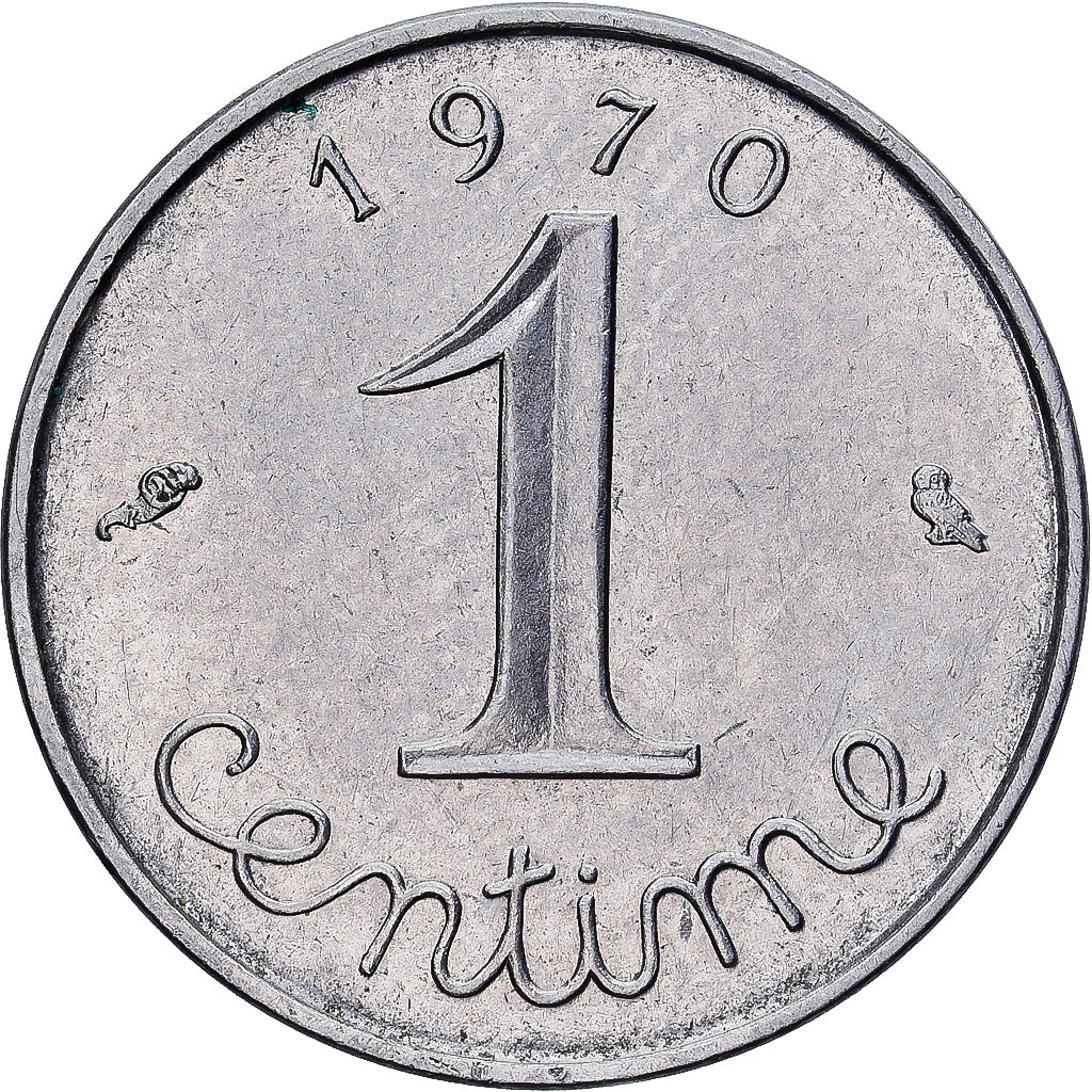 Coin, France, Épi, Centime, 1970, Paris, AU(50-53), Stainless Steel, KM:928