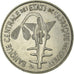 Coin, West African States, 100 Francs, 1976, AU(50-53), Nickel, KM:4