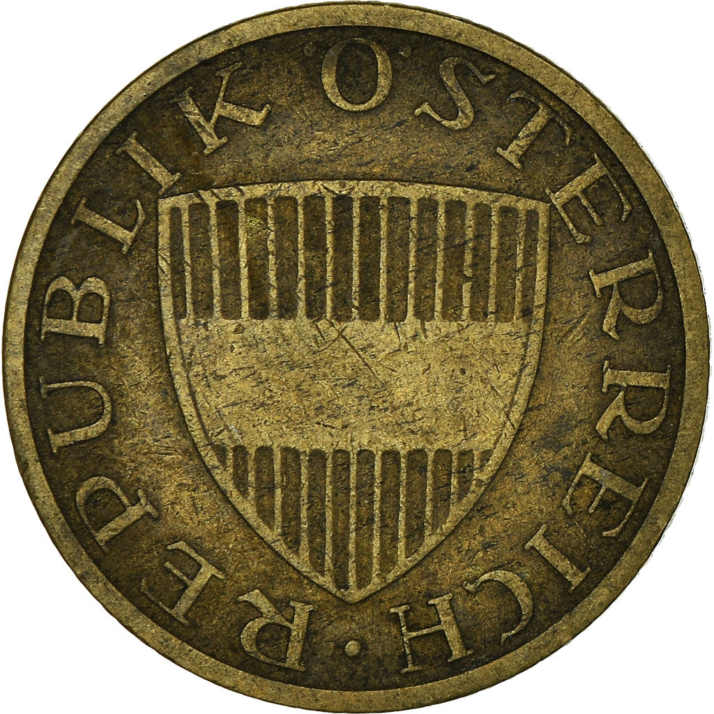Coin, Austria, 50 Groschen, 1961, VF(20-25), Aluminum-Bronze, KM:2885