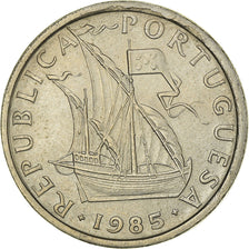 Monnaie, Portugal, 5 Escudos, 1985, SUP+, Cupro-nickel, KM:591