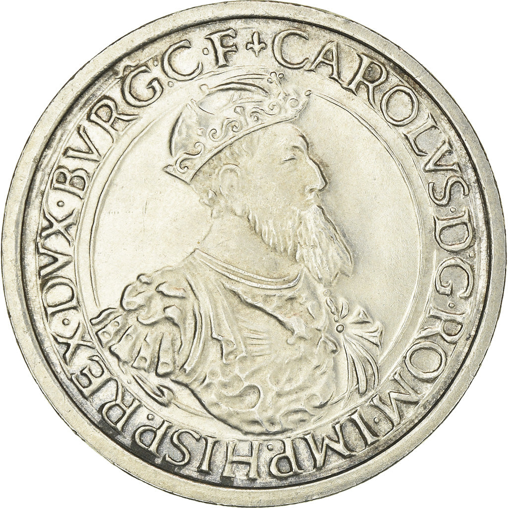 Münze, Belgien, 5 Ecu, 1987, UNZ, Silber, KM:166