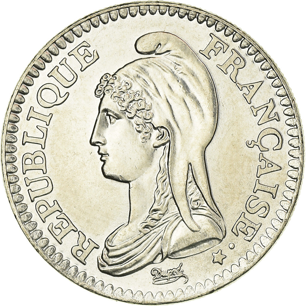 Coin, France, République, Franc, 1992, Paris, MS(60-62), Nickel, KM:1004.1
