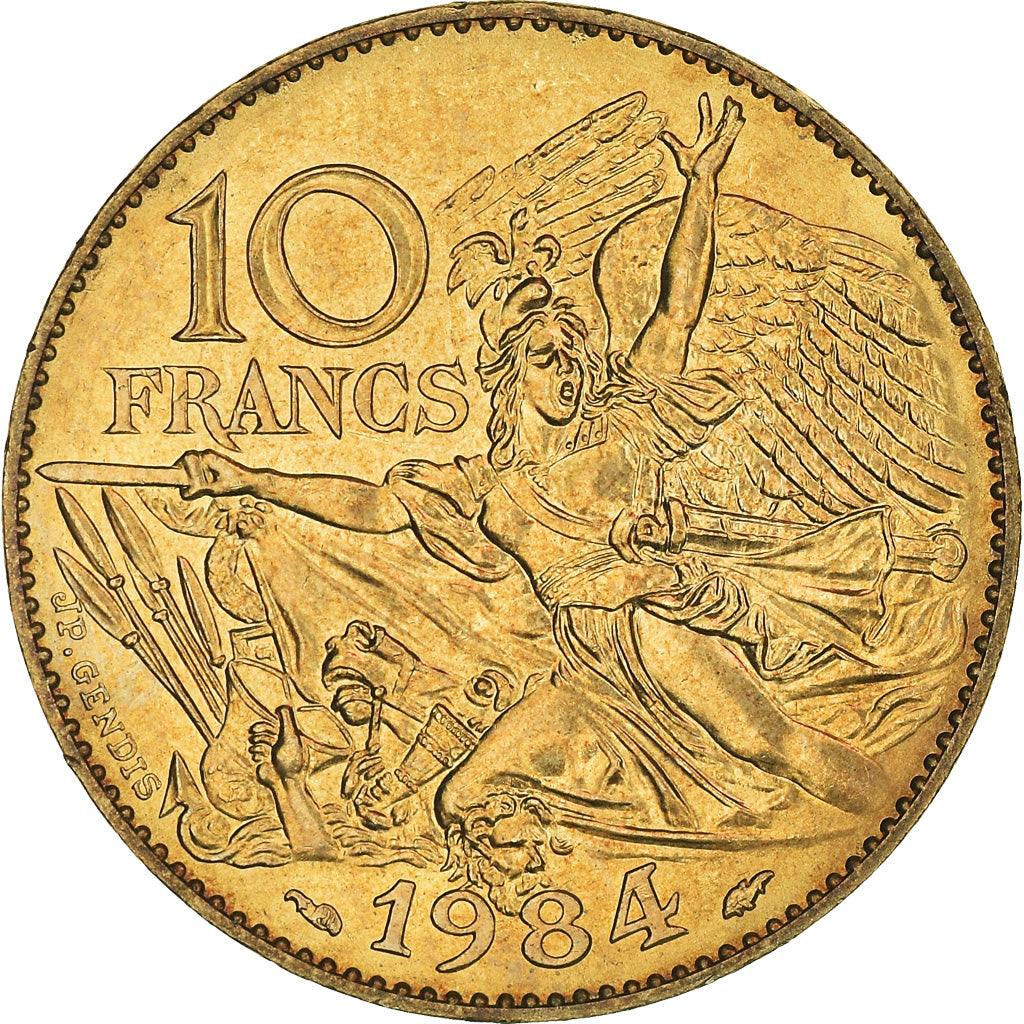 Münze, Frankreich, François Rude, 10 Francs, 1984, UNZ, Nickel-Bronze, KM:954