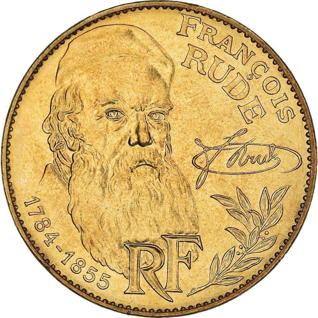 Moneda, Francia, François Rude, 10 Francs, 1984, SC, Níquel - bronce, KM:954
