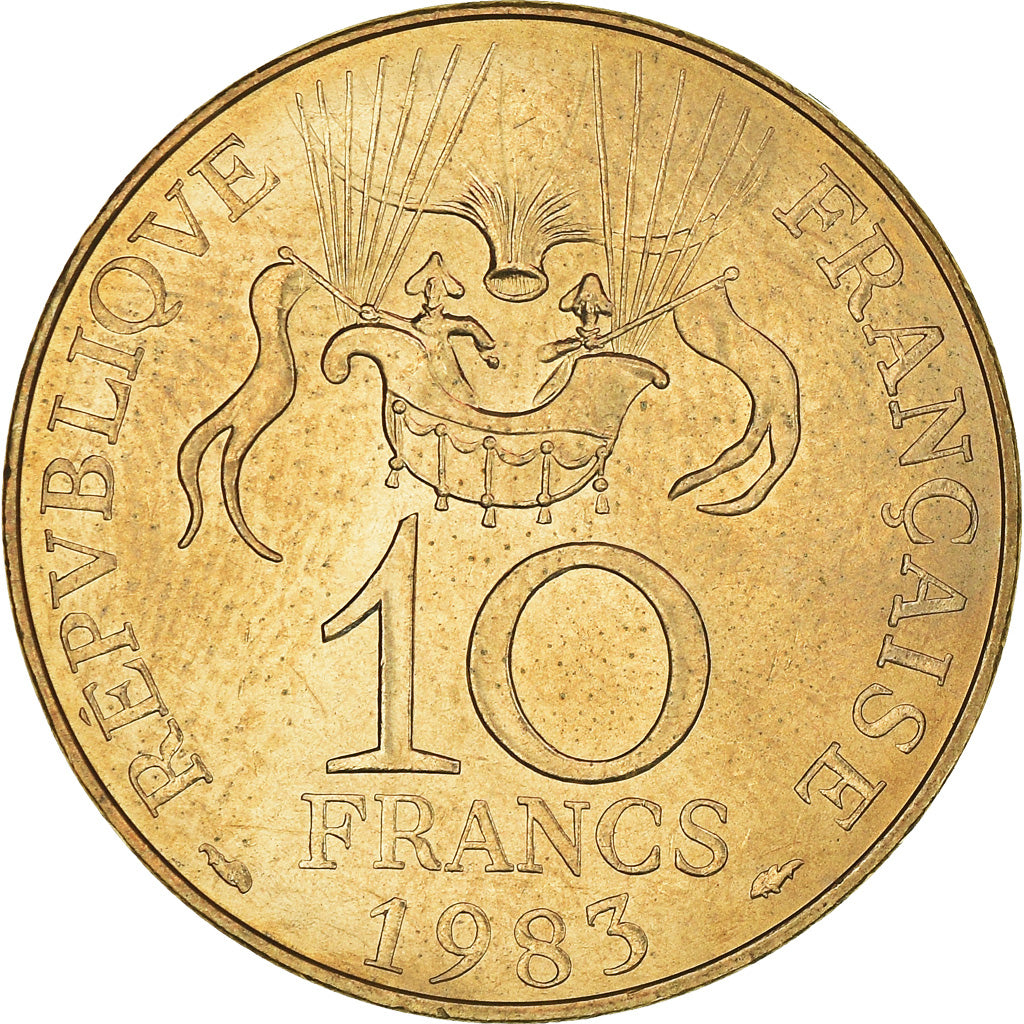 Münze, Frankreich, La conquête, 10 Francs, 1983, VZ, Nickel-Bronze, KM:952