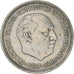 Moeda, Espanha, Caudillo and regent, 50 Pesetas, 1957, VF(30-35), Cobre-níquel