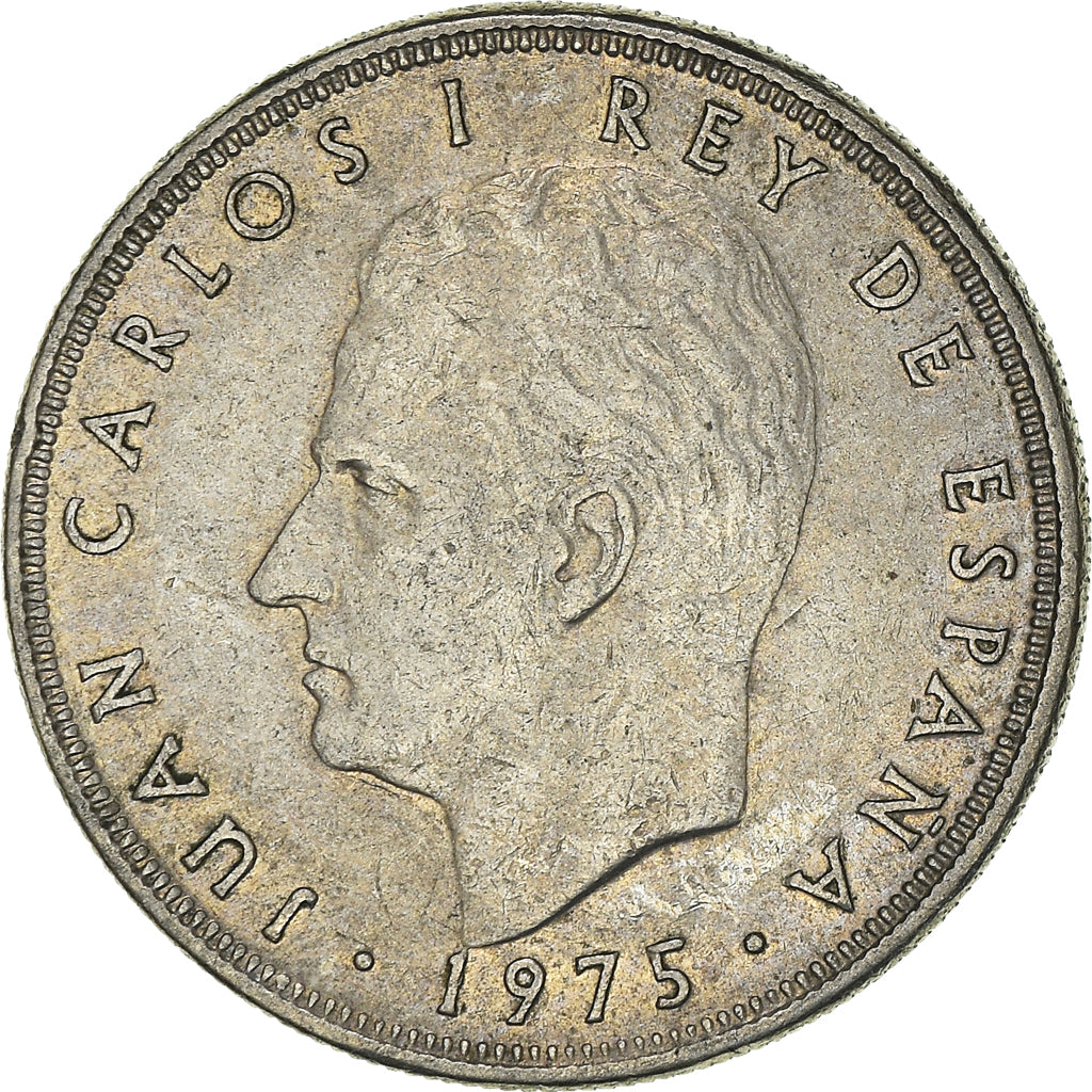 Coin, Spain, Juan Carlos I, 5 Pesetas, 1978, EF(40-45), Copper-nickel, KM:807