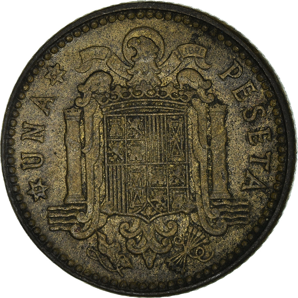 Münze, Spanien, Francisco Franco, caudillo, Peseta, 1964, S+, Aluminum-Bronze