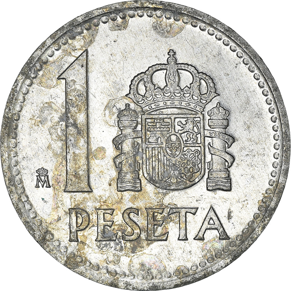 Münze, Spanien, Juan Carlos I, Peseta, 1987, SS, Aluminium, KM:821