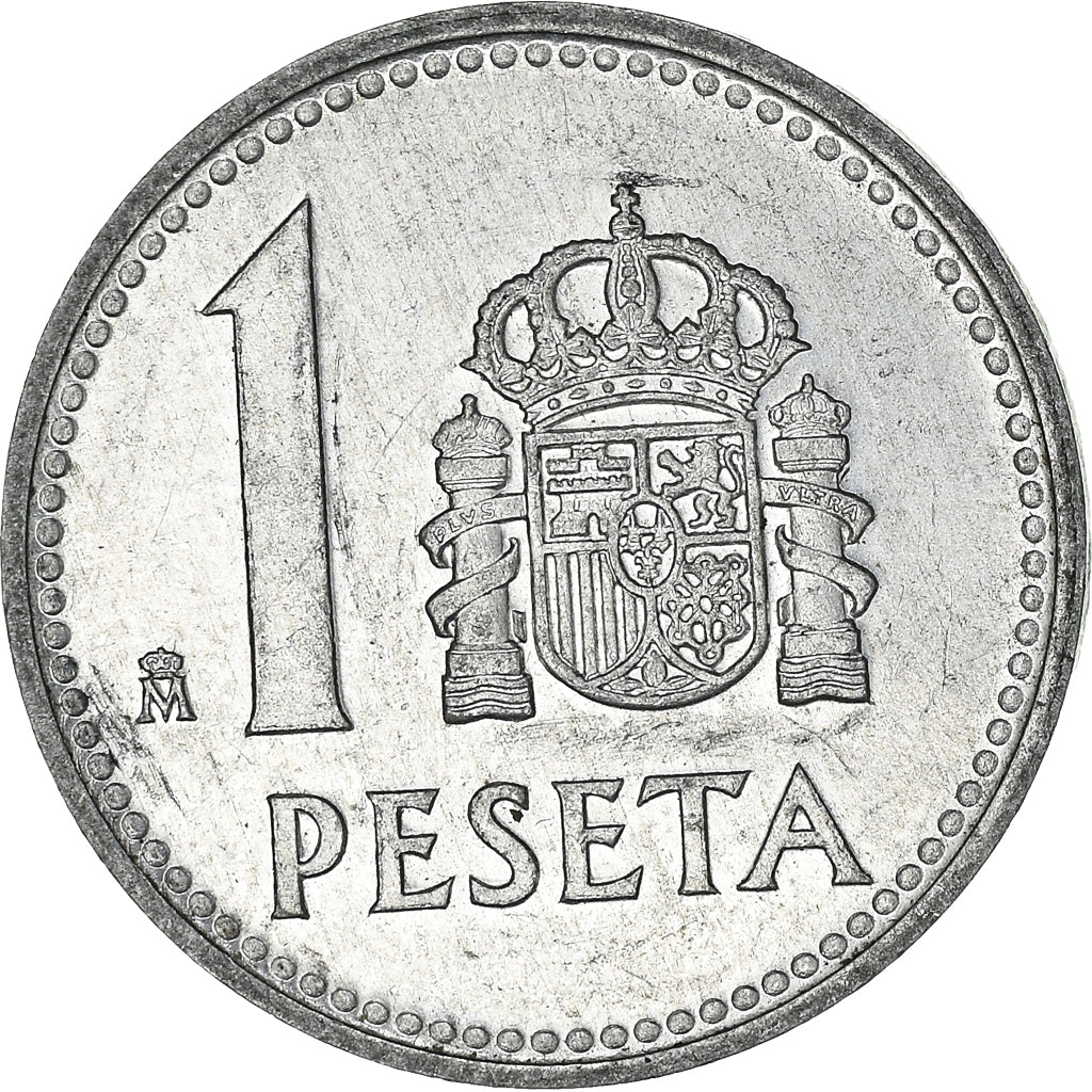 Moneta, Spagna, Juan Carlos I, Peseta, 1987, SPL-, Alluminio, KM:821