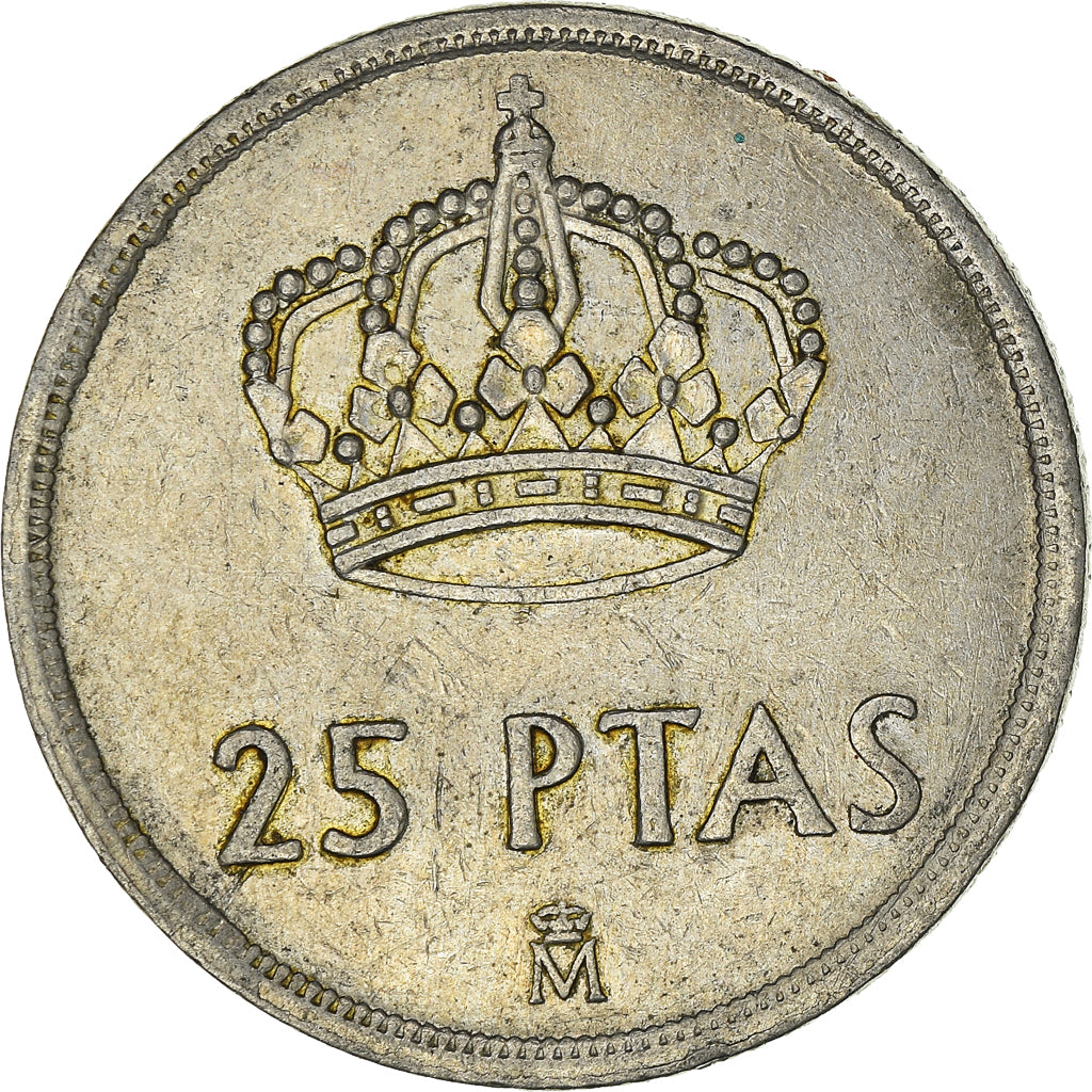 Monnaie, Espagne, Juan Carlos I, 25 Pesetas, 1982, TTB, Cupro-nickel, KM:824