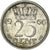 Moneda, Países Bajos, Juliana, 25 Cents, 1966, MBC, Níquel, KM:183