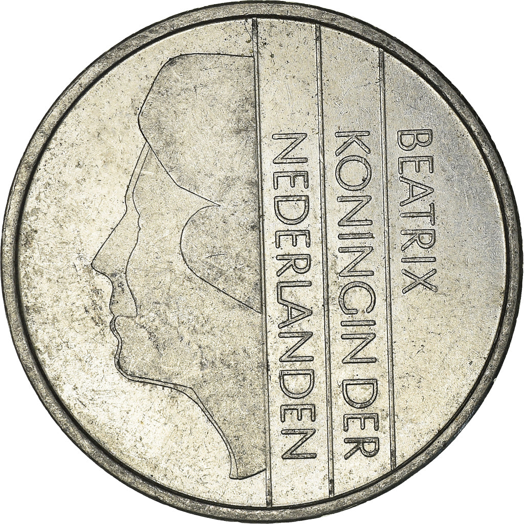 Monnaie, Pays-Bas, Beatrix, Gulden, 1984, TTB, Nickel, KM:205