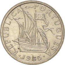 Munten, Portugal, 2-1/2 Escudos, 1985, PR, Cupro-nikkel, KM:590