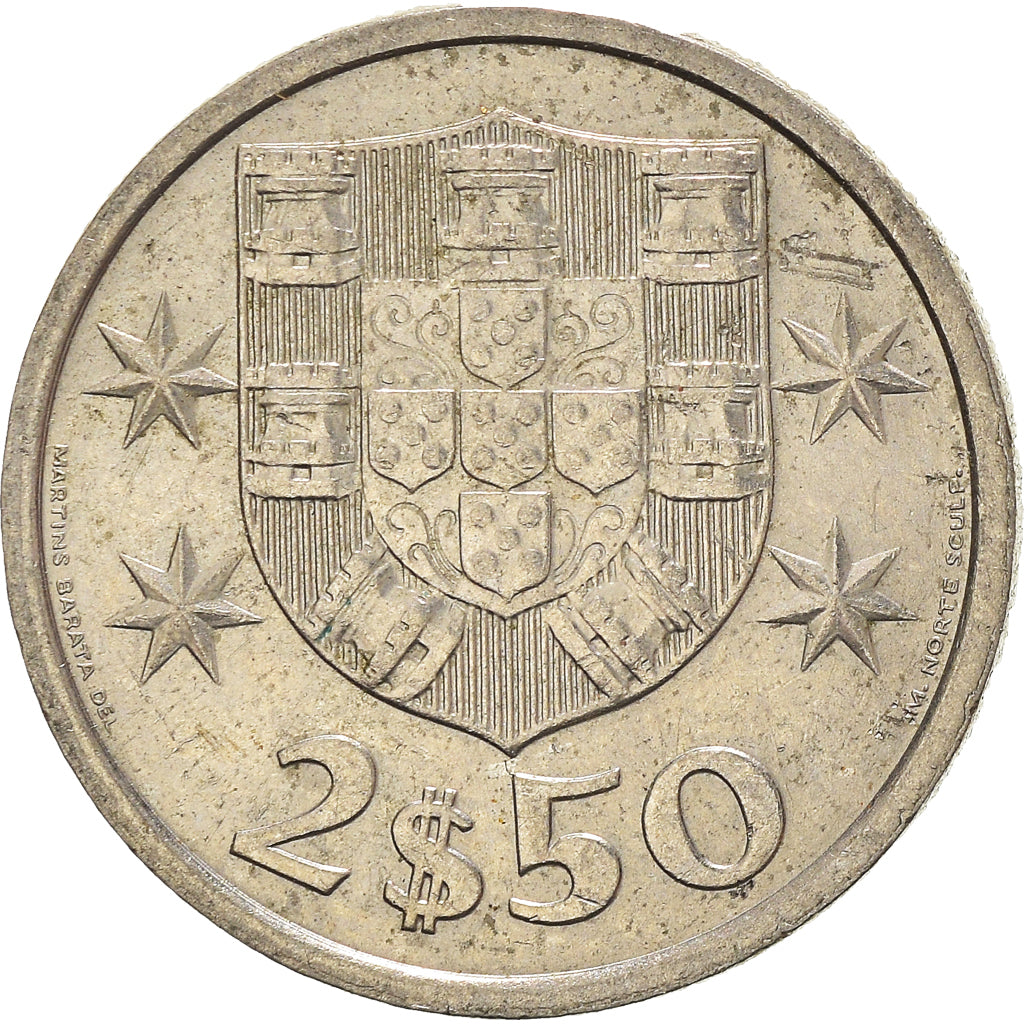Munten, Portugal, 2-1/2 Escudos, 1985, PR, Cupro-nikkel, KM:590