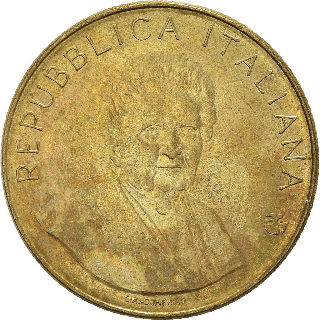 Coin, Italy, 200 Lire, 1980, Rome, EF(40-45), Aluminum-Bronze, KM:107