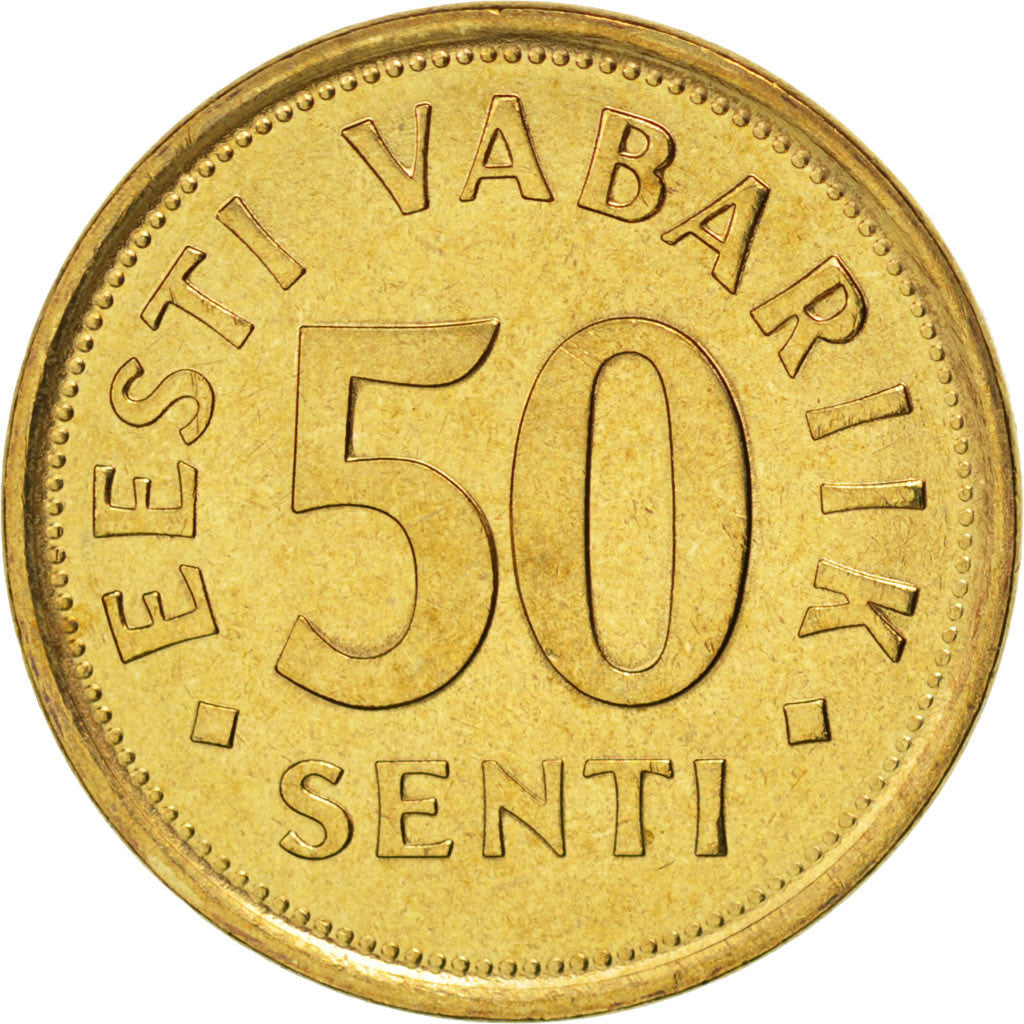 Monnaie, Estonia, 50 Senti, 1992, FDC, Aluminum-Bronze, KM:24