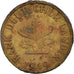 Coin, GERMANY - FEDERAL REPUBLIC, 10 Pfennig, 1949, Hambourg, VF(20-25), Brass