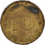 Moeda, ALEMANHA - REPÚBLICA FEDERAL, 10 Pfennig, 1949, Hambourg, VF(20-25)