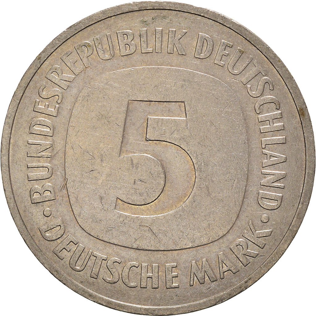 Monnaie, République fédérale allemande, 5 Mark, 1975, Munich, TTB