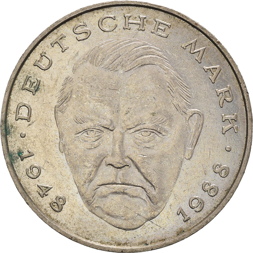 Münze, Bundesrepublik Deutschland, 2 Mark, 1992, Hambourg, SS+, Copper-Nickel