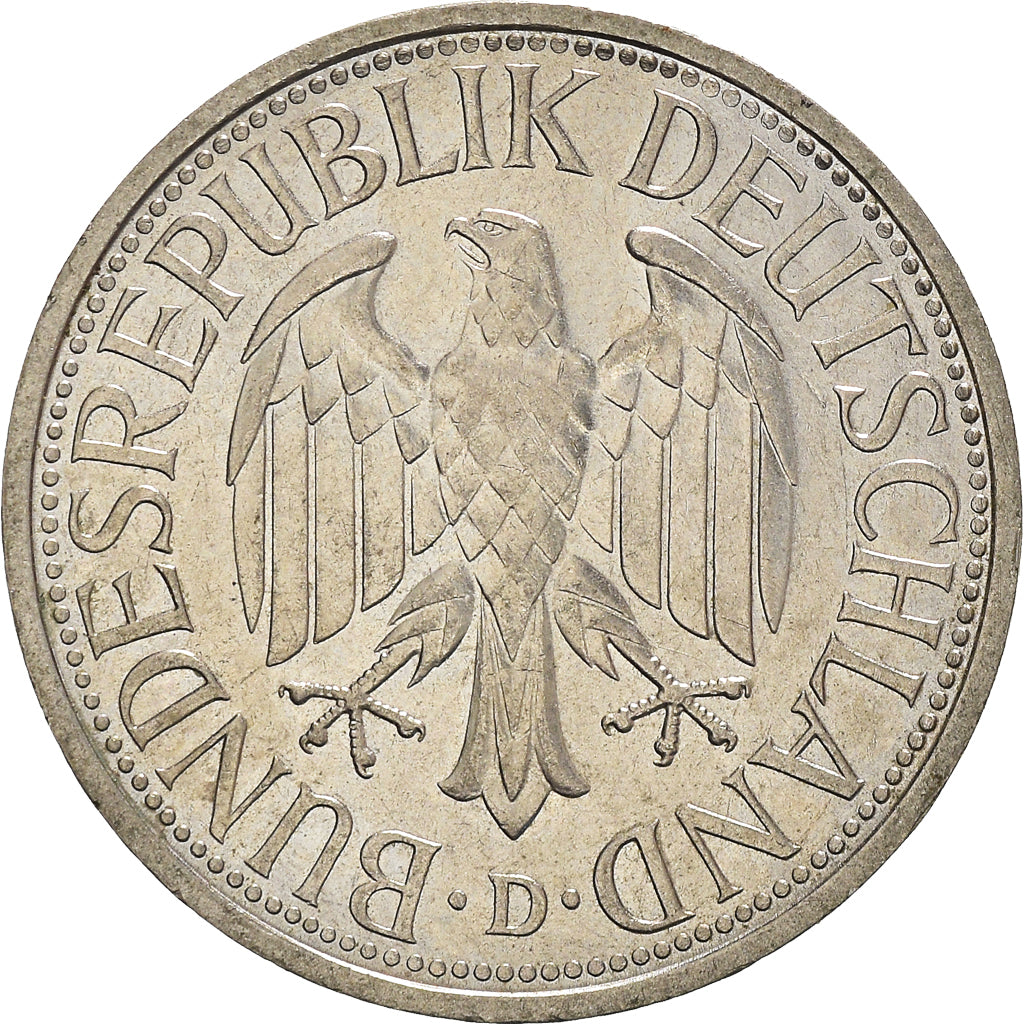 Moneta, GERMANIA - REPUBBLICA FEDERALE, Mark, 1976, Munich, BB+, Rame-nichel