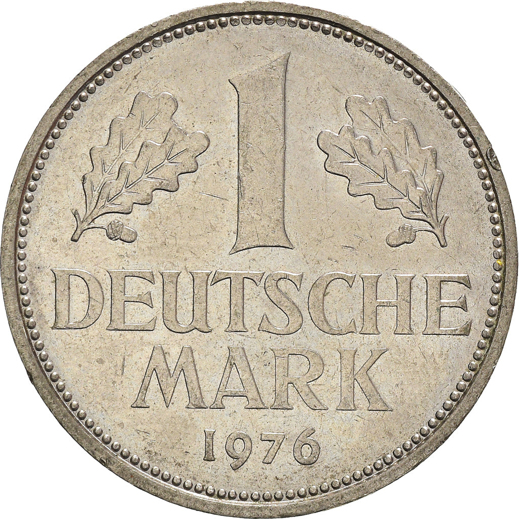 Moneta, GERMANIA - REPUBBLICA FEDERALE, Mark, 1976, Munich, BB+, Rame-nichel