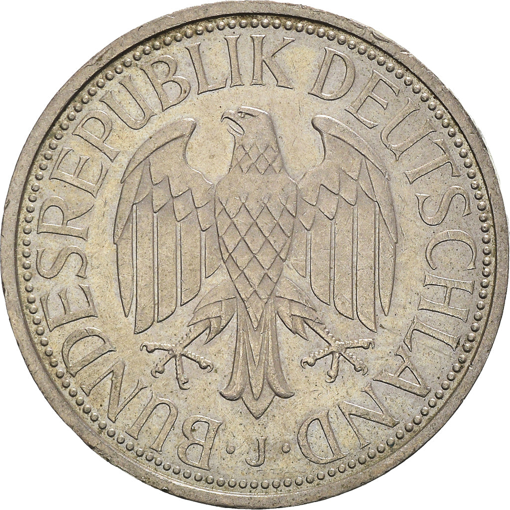 Coin, GERMANY - FEDERAL REPUBLIC, Mark, 1994, Hambourg, AU(50-53)