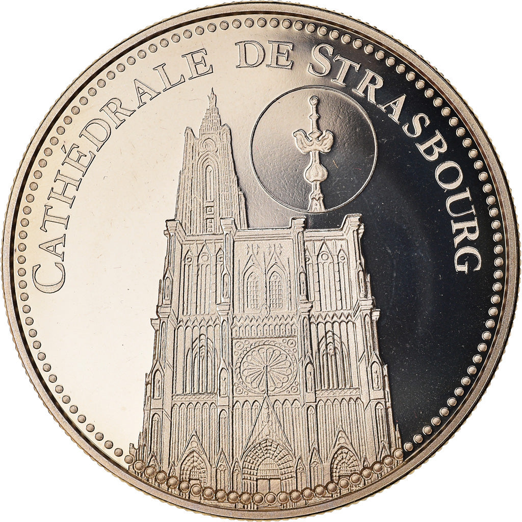 France, Medal, Cathédrale de Strasbourg, MS(65-70), Copper-nickel