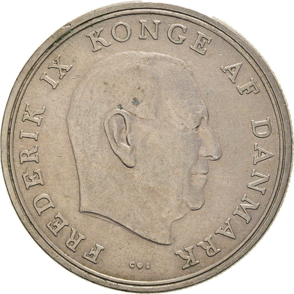 Münze, Dänemark, Frederik IX, 5 Kroner, 1961, Copenhagen, SS, Kupfer-Nickel