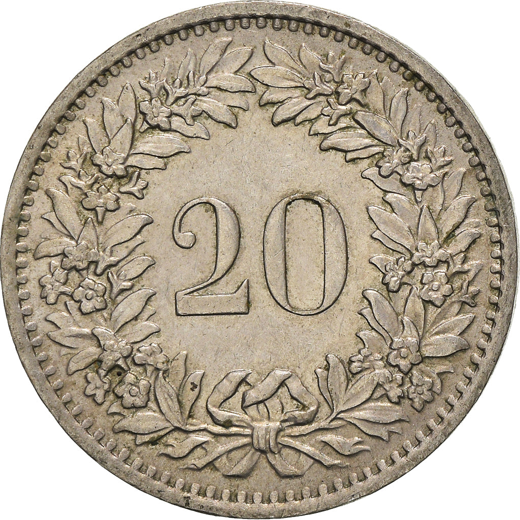 Monnaie, Suisse, 20 Rappen, 1970, Bern, TTB+, Cupro-nickel, KM:29a
