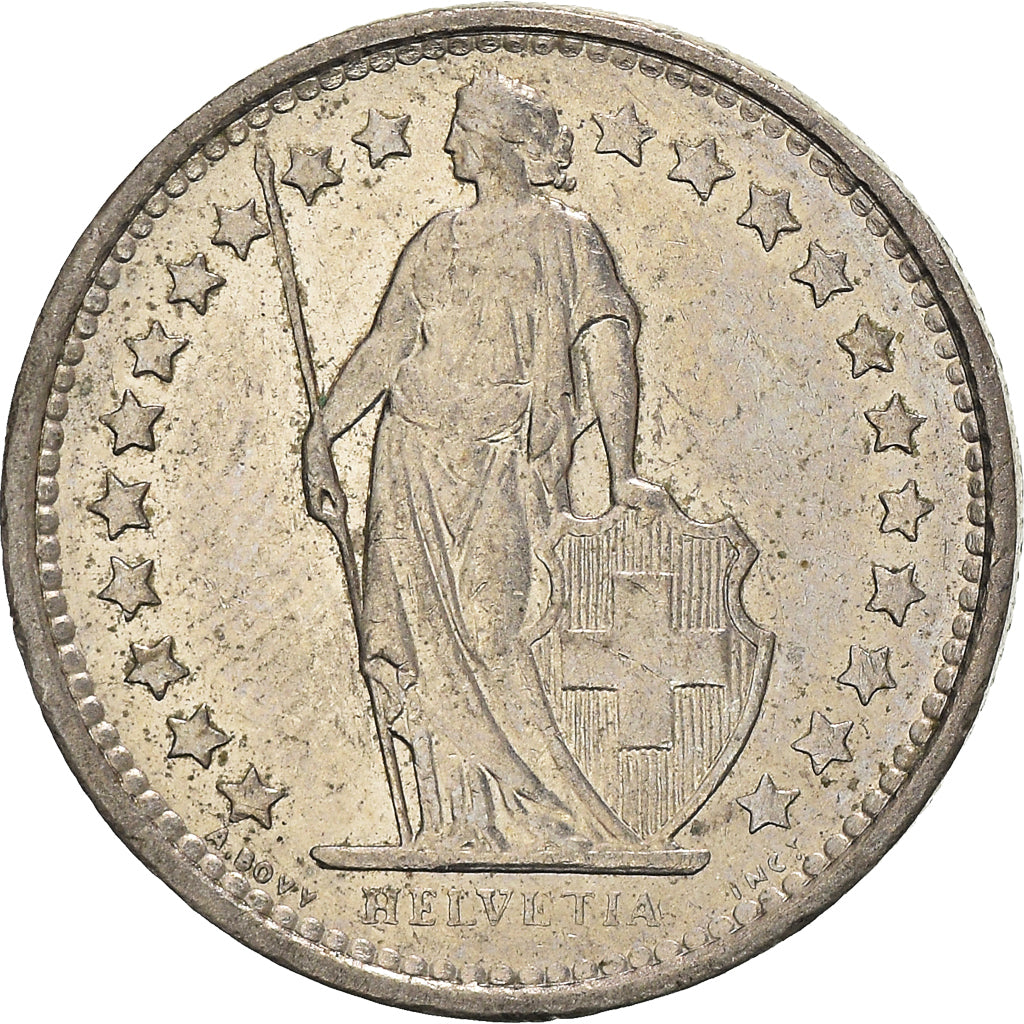 Monnaie, Suisse, 1/2 Franc, 1975, Bern, SUP, Cupro-nickel, KM:23a.1